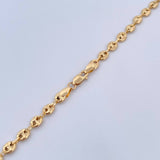 Cadena GC 11.6gr / 61.3cm / 3mm Diamantada Oro Amarillo 18K &