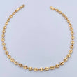 Tobillera GC 4.05gr / 21.3cm / 3.2mm Diamantada Oro Amarillo 18K &