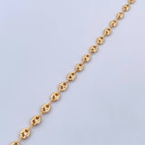 Pulso GC 2.9gr / 17.4cm / 3.7mm Diamantado Oro Amarillo 18K &