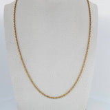 Cadena Lazo 1.65gr / 45.5cm / 1.4mm Oro Amarillo +3 18K &
