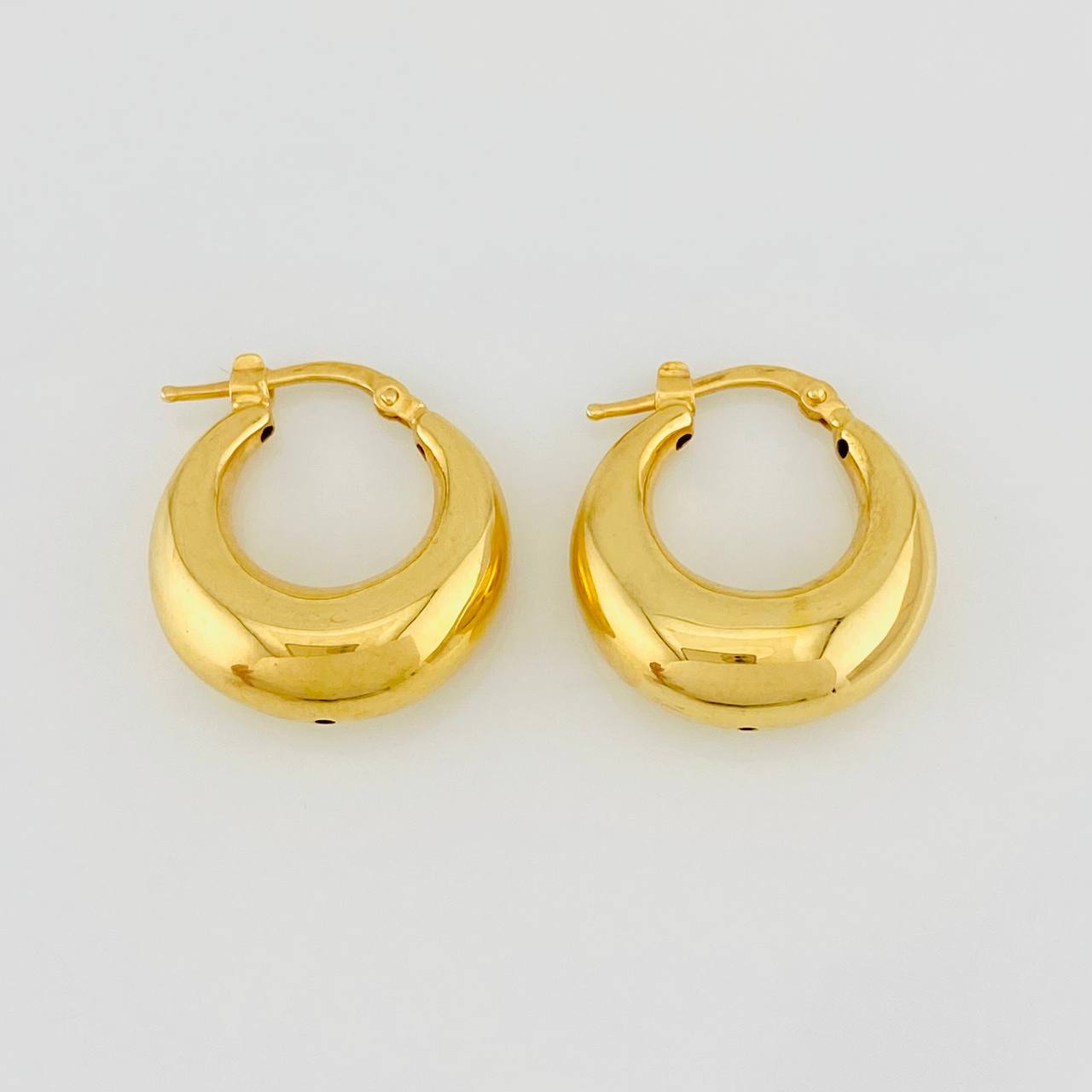 Candongas Media Luna 2.9g / 2cm Oro Amarillo 18K