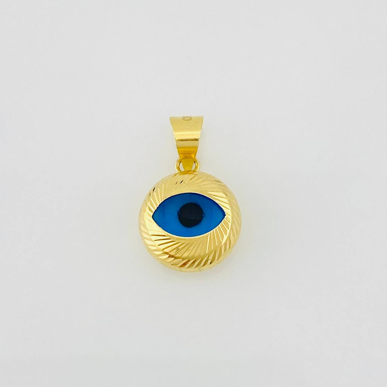 Dije Ojo Turco 1.1g / 1.5cm Oro Amarillo 18K