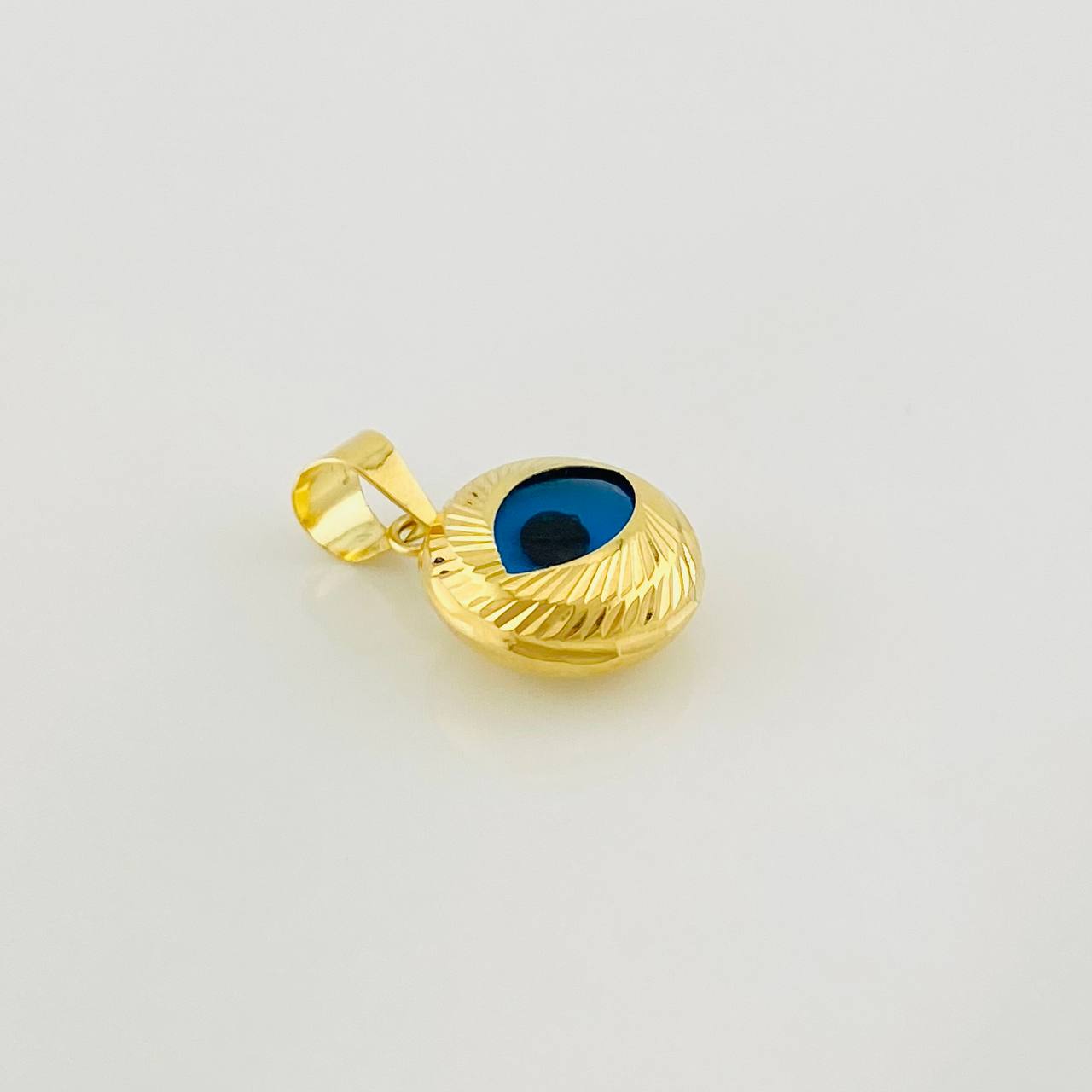 Dije Ojo Turco 1.1g / 1.5cm Oro Amarillo 18K