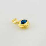 Dije Ojo Turco 1.1g / 1.5cm Oro Amarillo 18K
