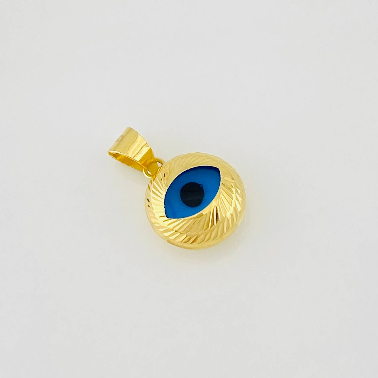 Dije Ojo Turco 1.1g / 1.5cm Oro Amarillo 18K