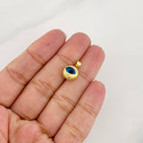 Dije Ojo Turco 1.1g / 1.5cm Oro Amarillo 18K