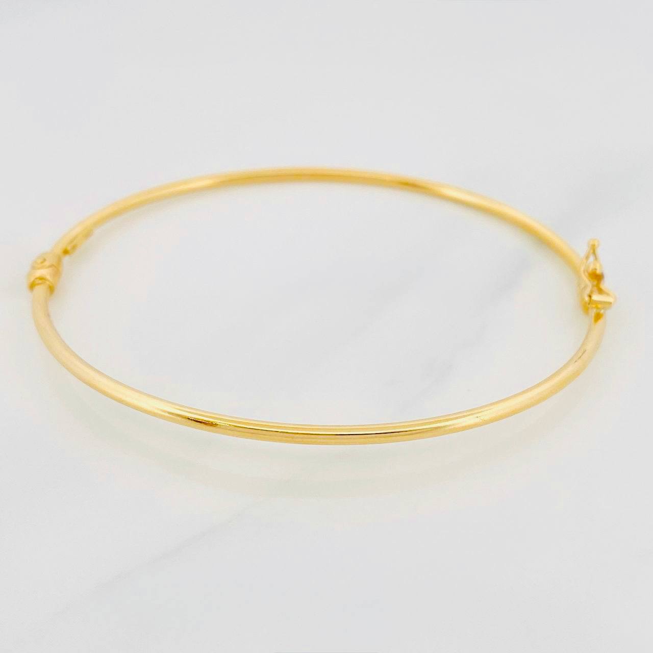 Pulso Aro Liso 3g / 19cm / 1.8mm Oro Amarillo 18K