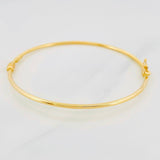Pulso Aro Liso 3g / 19cm / 1.8mm Oro Amarillo 18K