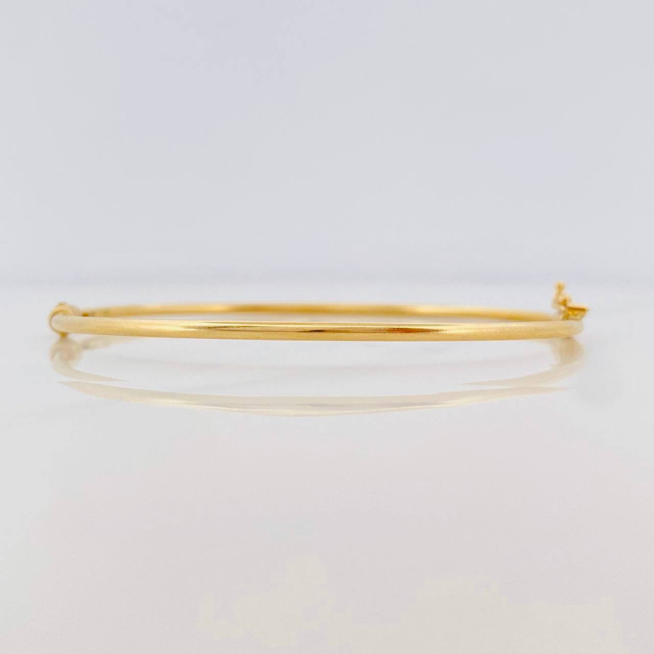 Pulso Aro Liso 3g / 19cm / 1.8mm Oro Amarillo 18K