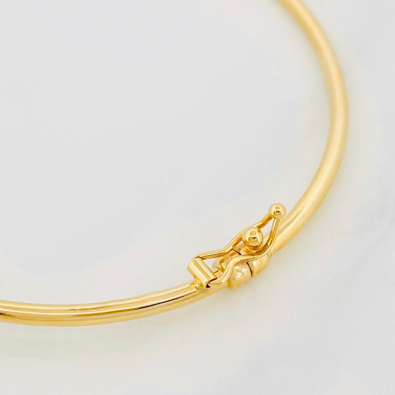 Pulso Aro Liso 3g / 19cm / 1.8mm Oro Amarillo 18K
