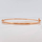 Pulso Aro Liso 3.1g / 18cm / 1.8mm Oro Rosa 18K
