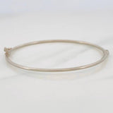 Pulso Aro Liso 3g / 19cm / 1.8mm Oro Blanco 18K