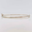 Pulso Aro Liso 3g / 19cm / 1.8mm Oro Blanco 18K