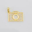 Dije Cámara Fotográfica 1.4g / 1.5cm Oro Amarillo 18K