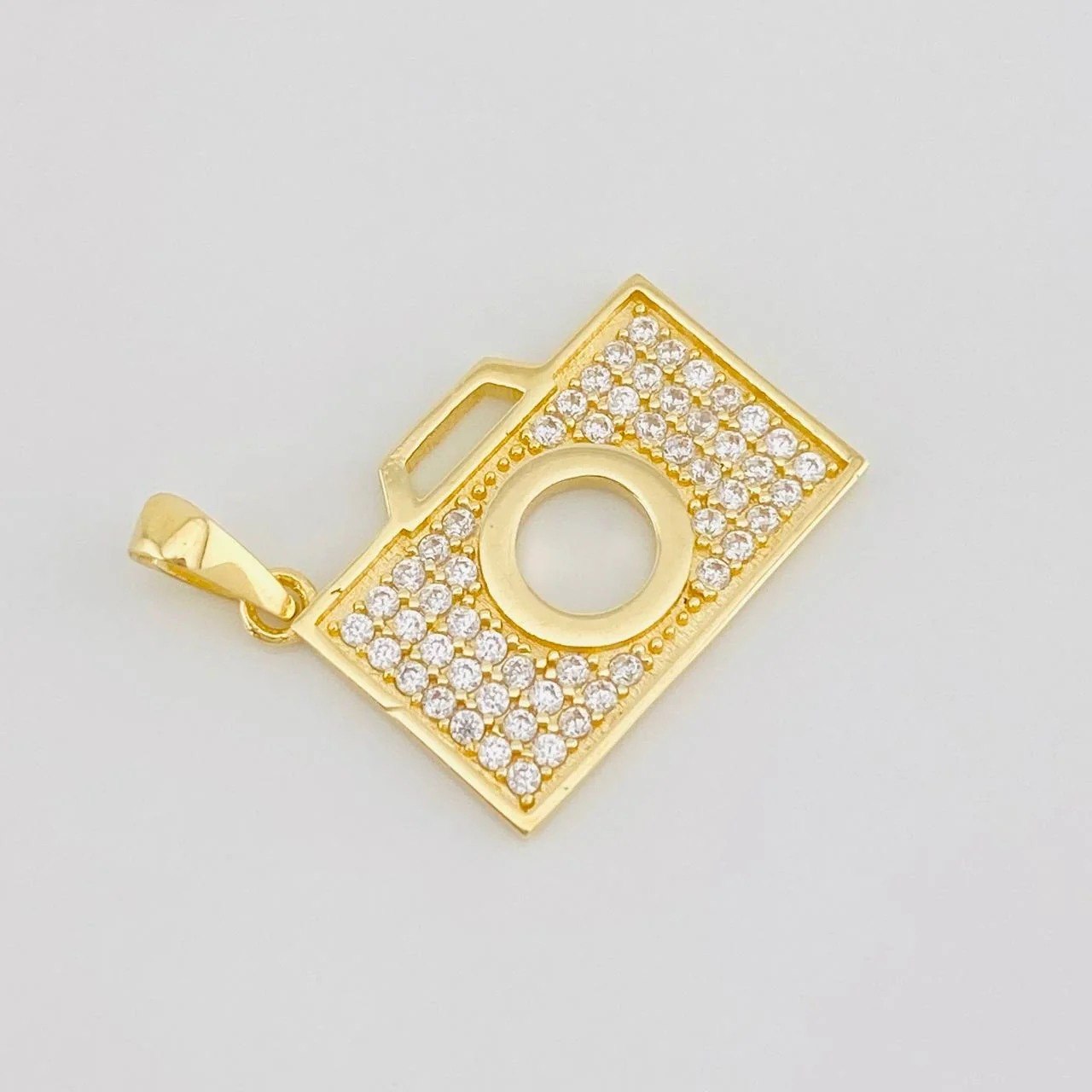 Dije Cámara Fotográfica 1.4g / 1.5cm Oro Amarillo 18K