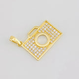 Dije Cámara Fotográfica 1.4g / 1.5cm Oro Amarillo 18K