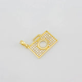 Dije Cámara Fotográfica 1.4g / 1.5cm Oro Amarillo 18K
