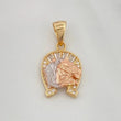 Dije Herradura Caballo 2.2g / 2.5cm Tres Oros 18K