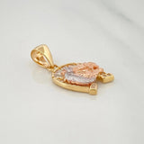 Dije Herradura Caballo 2.2g / 2.5cm Tres Oros 18K