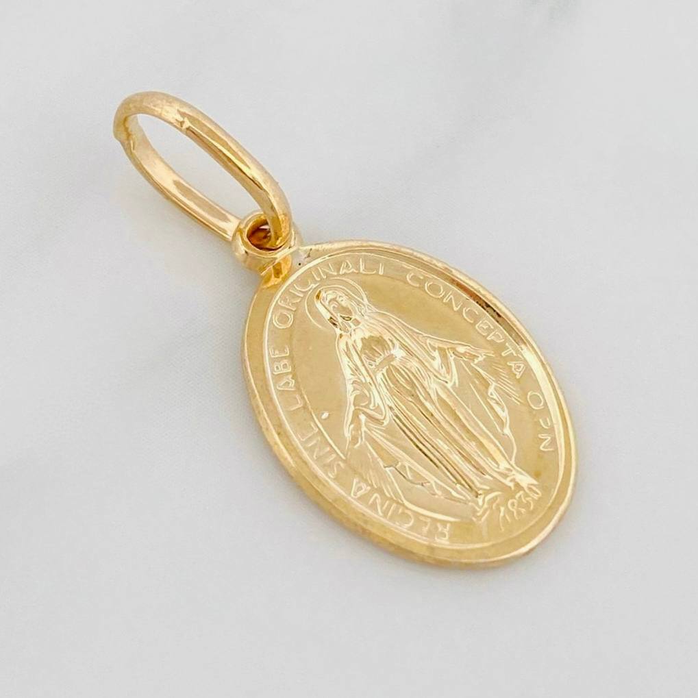 Dije Virgen Milagrosa 2.45g / 2.7cm Oro Amarillo 18K