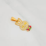 Dije Rostro Conejo 1.35g / 2.5cm Oro Amarillo 18K