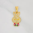 Dije Rostro Conejo 1.4g / 2.5cm Oro Amarillo 18K