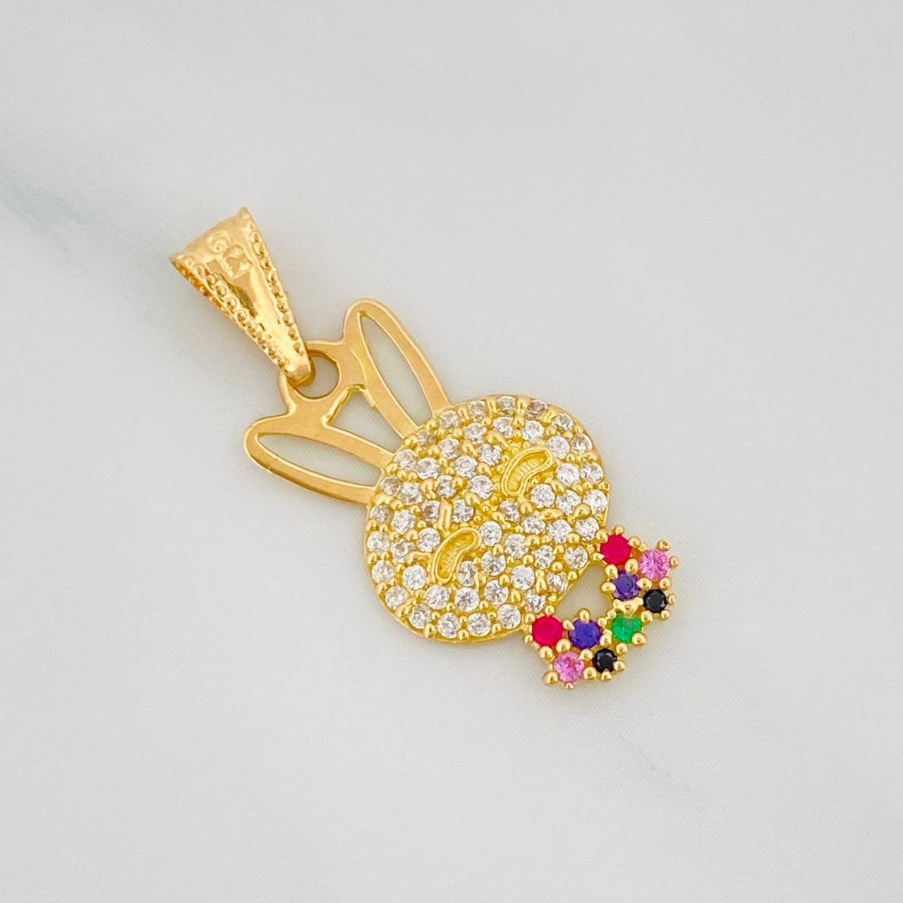 Dije Rostro Conejo 1.4g / 2.5cm Oro Amarillo 18K