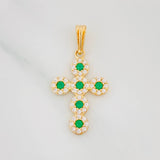 Dije Cruz Tupida 1.35g / 2.6cm Oro Amarillo 18K