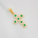 Dije Cruz Tupida 1.35g / 2.6cm Oro Amarillo 18K