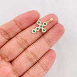 Dije Cruz Tupida 1.35g / 2.6cm Oro Amarillo 18K