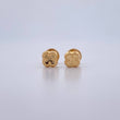 Topos Trebol 0.55gr / 5.3mm Lisos Oro Amarillo 18K &