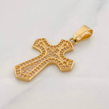 Dije Cruz Gótica 2.8g / 3.5cm Oro Amarillo 18K