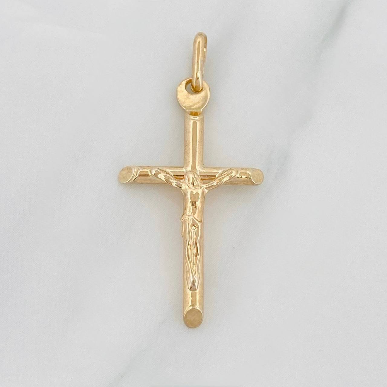Dije Cruz Cristo 1.65g / 3.5cm Oro Amarillo 18K