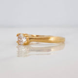 Anillo Solitario 2.2g / T8 1/2 Oro Amarillo 18K