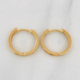 Candongas Carril 2.2g / 1.5cm Oro Amarillo 18K