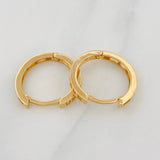 Candongas Carril 2.2g / 1.5cm Oro Amarillo 18K