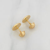 Topos Circulo Corona 0.9g / 7.8mm Oro Amarillo 18K