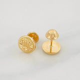 Topos Circulo Corona 0.85g / 7.8mm Oro Amarillo 18K