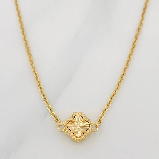 Cadena Aro Seguido Trebol 5.74g / 55cm / 1.35mm Oro Amarillo 18K