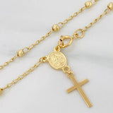 Pulso Denario Virgen Milagrosa 2.6g / 21cm / 3mm Oro Amarillo 18K