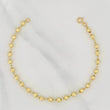 Pulso Militar Diamantado 3.2g / 19cm / 4mm Oro Amarillo 18K