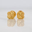 Topos Trebol Diamantado 0.55g / 5.21mm Oro Amarillo 18K