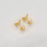 Topos Mariposa 0.65g / 8mm Oro Amarillo 18K