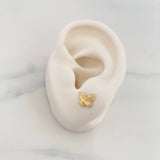 Topos Mariposa 0.65g / 8mm Oro Amarillo 18K