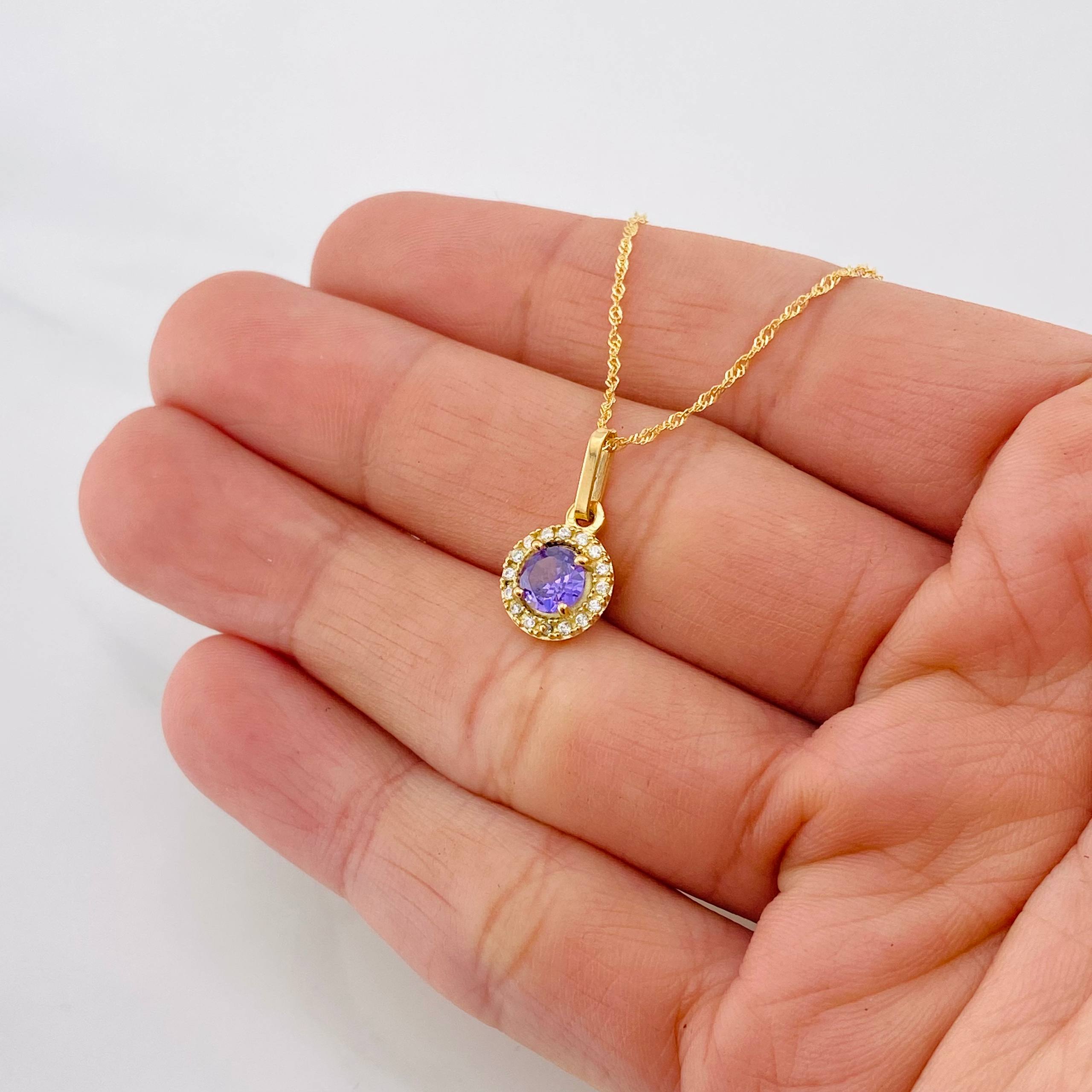 Set Cadena Singapur + Dije Halo / 2.35g / 44cm Oro Amarillo 18K