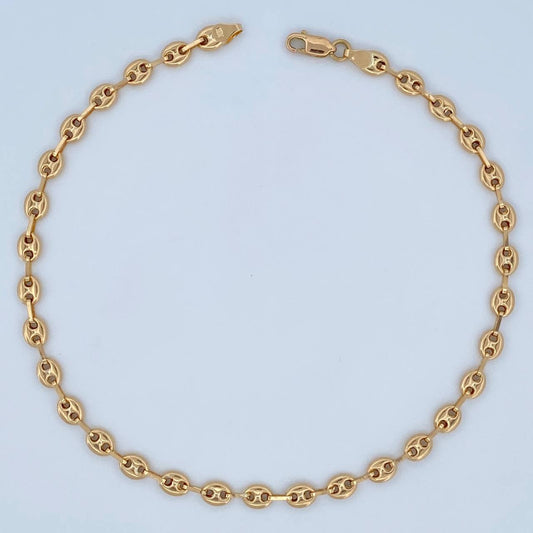 Tobillera GC 5.1gr / 28cm / Oro 18K &
