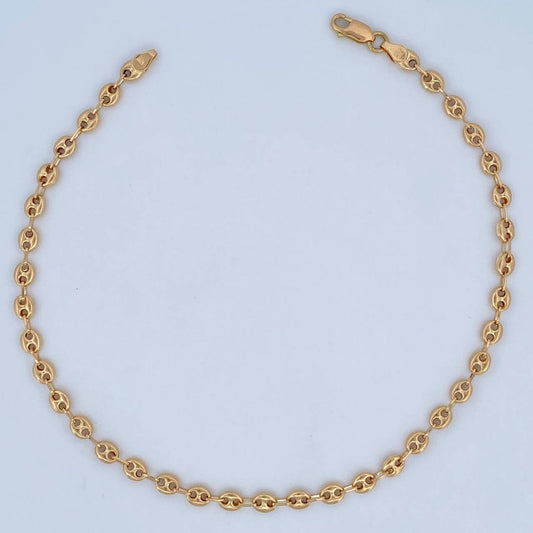 Tobillera GC 4.3gr / 27.5cm / Oro 18K &