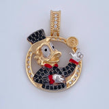 Dije Pato Inspirado 4.25gr / 2.7cm / Oro 18K &