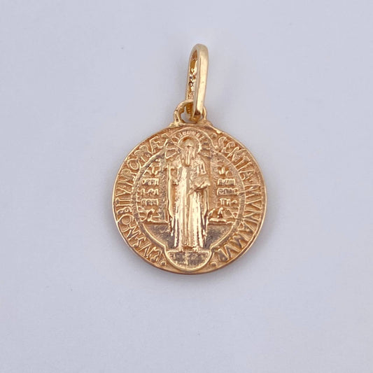 Dije San Benito 2.4gr / 2.1cm / Oro 18K &