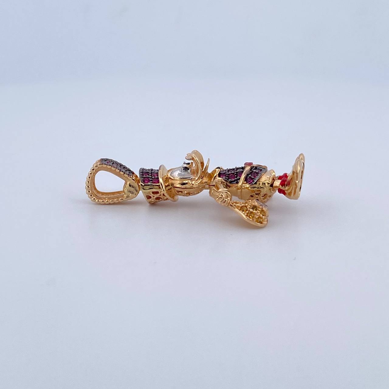 Dije Pato Bolsas Dinero 6.2gr / 3.3cm / Oro 18K &